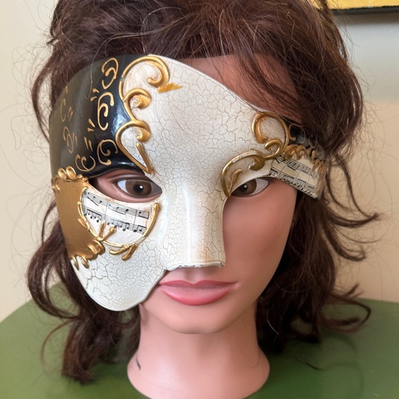 Venetian phantom masquerade mask - Picture 2 of 6